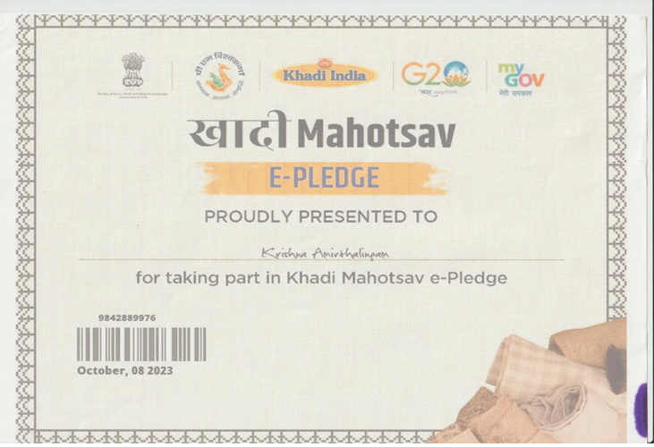 Khadi E-Pledge
